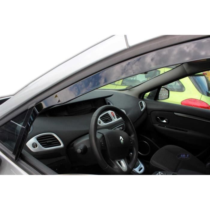 thumbnail image 2 of Heko Wind Deflectors For Renault Scenic III Grand 5-Door 2009-2016 – 4-Piece Set, Black Tinted 2 of 6