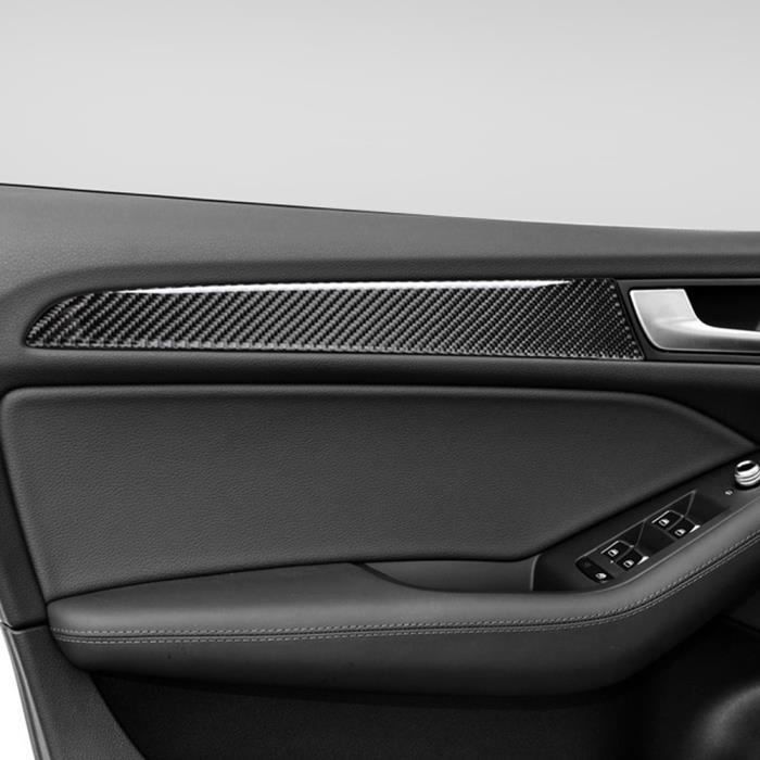 Panneau De Porte En Fibre De Carbone Décoration Couverture Garniture  Tableau De Bord Panneau Autocollants Pour Audi Q3 2013 2017 Accessoires  Intérieurs Style De Voiture Du 17,17 €