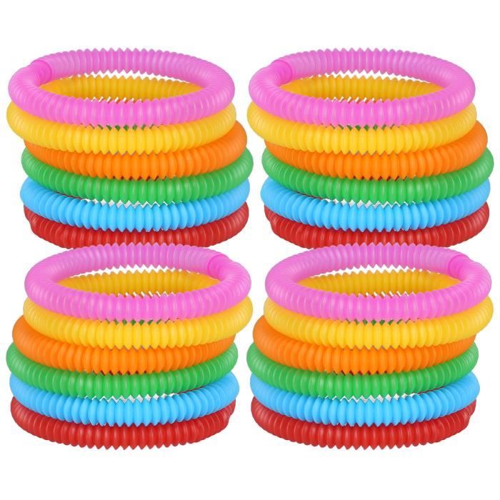 Curieux-6 couleurs en plastique imperméable pour plantes de jardin 6 x