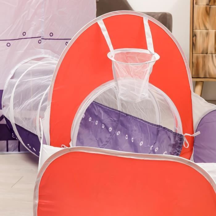 Baroni Toys Tente Indienne étoilée – 110x140 Cm, Grise, Avec Sac De Transport, Pour Intérieur/extérieur, Dès 3 Ans