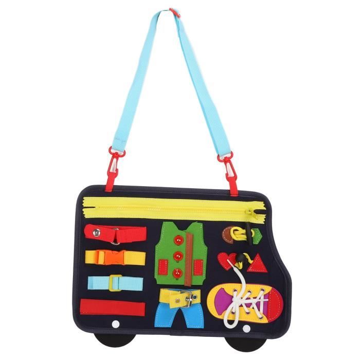 TABLEAU D'ACTIVITÉS SENSORIELLES portable pour enfants, jouet éducatif