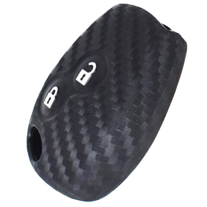 Gris - Housse De Clé De Voiture En Alliage 4 Boutons Pour Renault