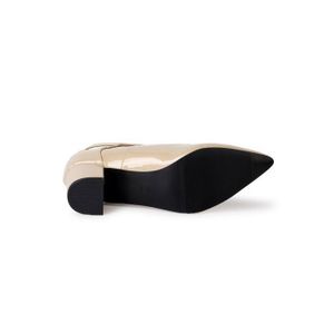 Escarpins à Talons Femme Caragioya - Beige, Talon 3.7cm, Pointes Ouvertes, Taille 40 (UK7), Neuf Avec Boîte