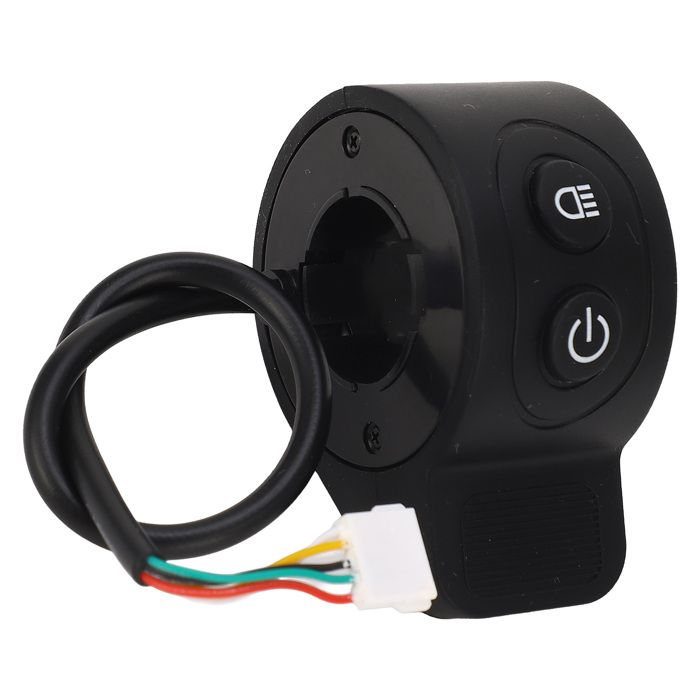 Accélérateur Au Pouce EMSea 22,2 Mm – 24-72 V, Compatible Trottinette Et Vélo électrique, Noir