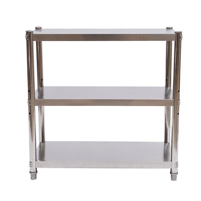 Étagère De Rangement En Acier Inoxydable Pour Cuisine - Support Compact Pour Planches à Découper Et Ustensiles