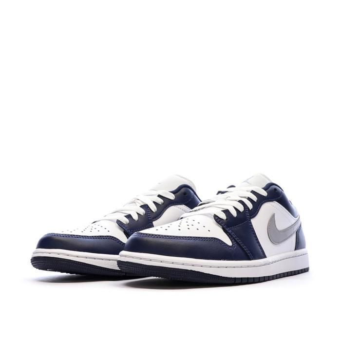 Air Jordan Low Marine/Blanc Homme Nike Marine Cdiscount Chaussures