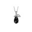 collier argent pierre noire collier argent pierre noire
