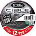 Tresse grise - MITCHELL - 8 brins - 110 m - 15/100-0