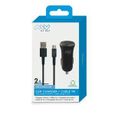 MYWAY Pack chargeur voiture 2A + Cable micro USB - 1 m - Noir-0
