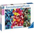 Puzzle 1000 p - Boutons (Challenge Puzzle) - RAVENSBURGER - Nature morte et objets - Adulte - Intérieur-0
