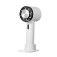 Ventilateur Électrique Portable, Climatiseur, Boule De Glace, Semi-conducteur, Mini Batterie De Réfrigération Usb, 2000mah WHITE