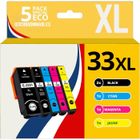 Cartouches d'encre compatibles Epson 33XL pour Expression Premium XP-540 XP-530 XP-830 XP-7100 - 123CONSOMMABLES