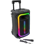 Ibiza Sound MOBILE800 - Enceinte Bluetooth Autonome Active 12"/30CM 800W AVEC TWS, Effets Lumineux, Micro & Trolley