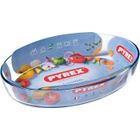Plat à four - PYREX - 1450038 - Oval - En verre borosilicate - 35 x 24 cm