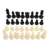 Pièces d'Échecs Internationales En Plastique Magnétique Outil de Divertissement Portable Jeu Chessmen Traditionnel