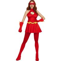Déguisement Flash femme - Funidelia - DC Comics - Rouge - Multicolore
