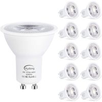 Ampoule GU10 LED Blanc Chaud 2700K, 7W équivalent Ampoule Halogène 70W, 720LM, , Ampoules LED Spot, Non Réglable, Lot de 10