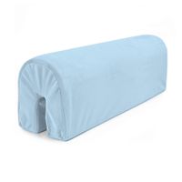 Tour de lit bébé complet respirant protège-lit bord en mousse Bleu Clair Velours - TOTSY BABY - 70 cm