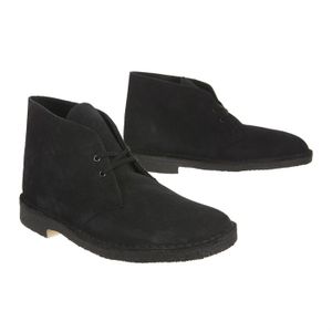 cuir noir clarks