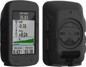 ÉTUI GPS Housse GPS vélo Compatible avec Edge 520 - Protection boitier navigateur - Étui en Silicone Noir Mat.[Y877]
