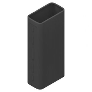 BATTERIE EXTERNE Noir-Coque en silicone pour Xiaomi, batterie exter