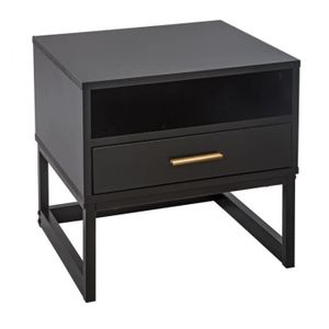chevet 1 tiroir 1 niche cdiscount