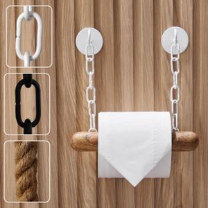 SERVITEUR WC ® Porte Papier Toilette Bois Support Papier Toilet