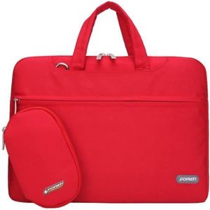 unisexe en tissu Oxford avec sangles poign/ées et poches rouge rouge 14.6 pollici protectrice et universelle Brinch Sacoche pour ordinateur portable