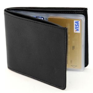ehsbuy Porte-Cartes De Crédit Portefeuille Bloquant RFID Porte-Monnaie en Cuir Véritable pour Femmes Et Hommes avec Porte-Clés