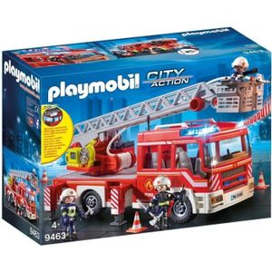 UNIVERS MINIATURE Camion de pompiers PLAYMOBIL - City Action - Avec échelle pivotante - Pour enfants de 4 ans et plus