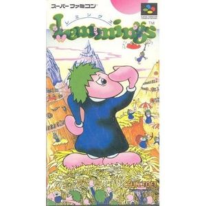 JEU CONSOLE RÉTRO Lemmings, Super Famicom (Super NES Japonese Import