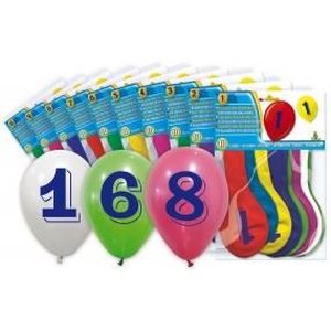 Ballon géant anniversaire argent chiffre 3 (x1) REF/BA3012