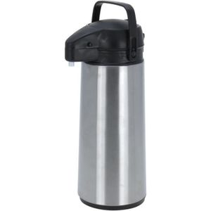 GOURDE Pichet à pompe isotherme inox 1,9 litres - Airpot