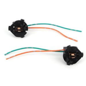 2x H1 Ampoule Céramique titulaire phare fil de câblage Réparation plug paire de bloc