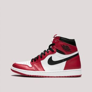 Jordan 1 rouge et blanc - Cdiscount