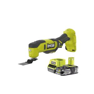 OUTIL MULTIFONCTIONS Pack RYOBI Multitool 18V One+ RMT18-0 - 1 Batterie 2.5Ah - 1 Chargeur rapide RC18120-125