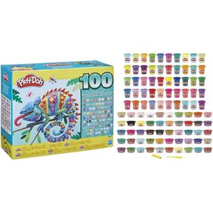 JEU DE PÂTE À MODELER Play-Doh Wow Coffret 100 Couleurs, inclut 100 Pots de pate à Modeler46