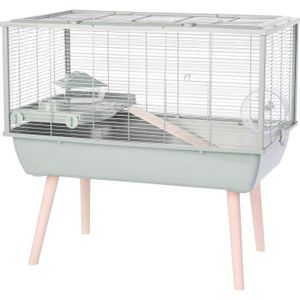 ZOLUX Cage rongeur surélevée  Néolife - Pour hamster - 78 x 48 x 75 cm - Vert