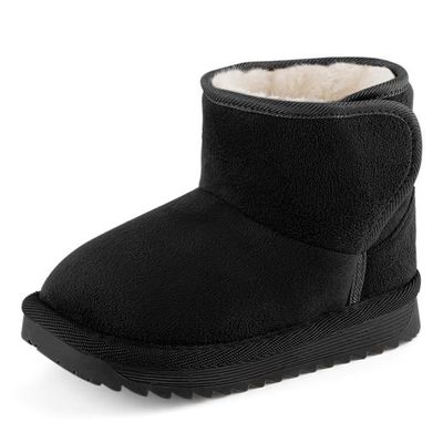 Bottes De Neige Hiver Pour Bébé - Taille UK 8 - Semelle Caoutchouc Doublure Peluche - Garçon/Fille