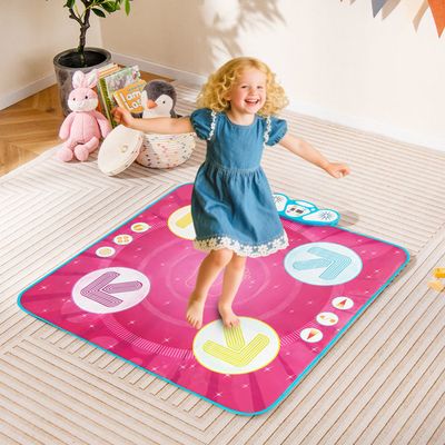 Tapis De Danse Licorne Avec LED – 3 Modes Défi, Musical, Antidérapant – Cadeau Fille Garçon 3-8 Ans