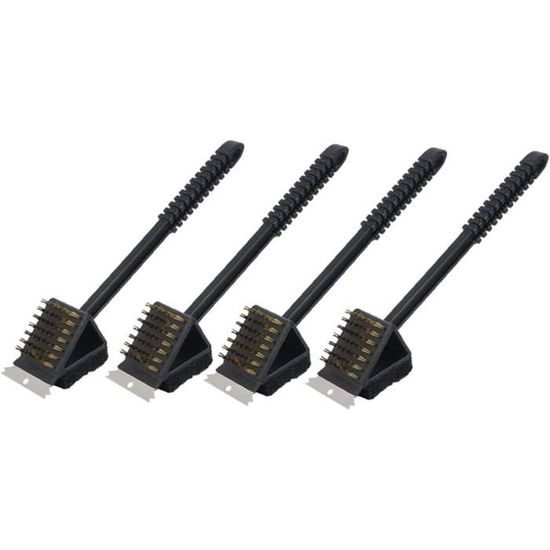 Nettoyeur De Gril électrique Sans Fils Métalliques - Brosse Rotative En Acier Inox - LED Intégrée - Rechargeable - Pour Barbecue Extérieur