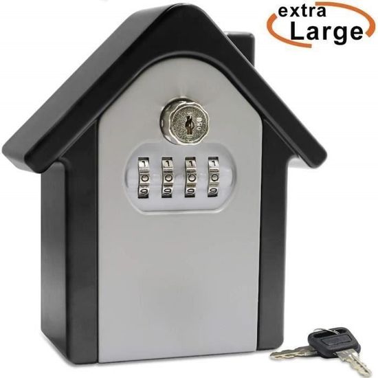 ARMOIRE - KEY BOX Boîte à clés sécurisée, boîte à clés murale avec code 
