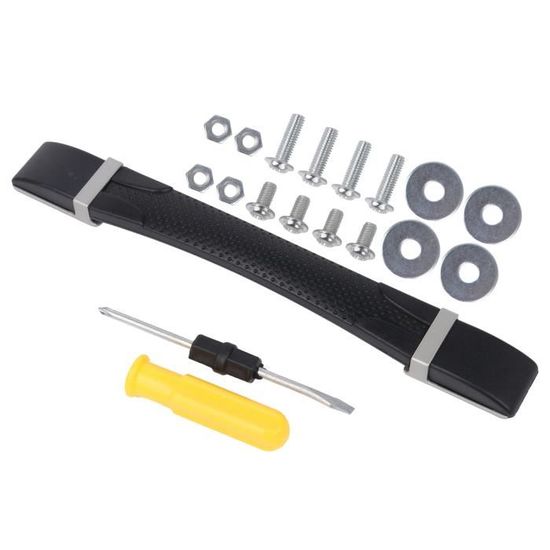 Sangle De Rechange Pour Valise - Poignée De Remplacement Plastique Noir Argent - 7,87 Pouces