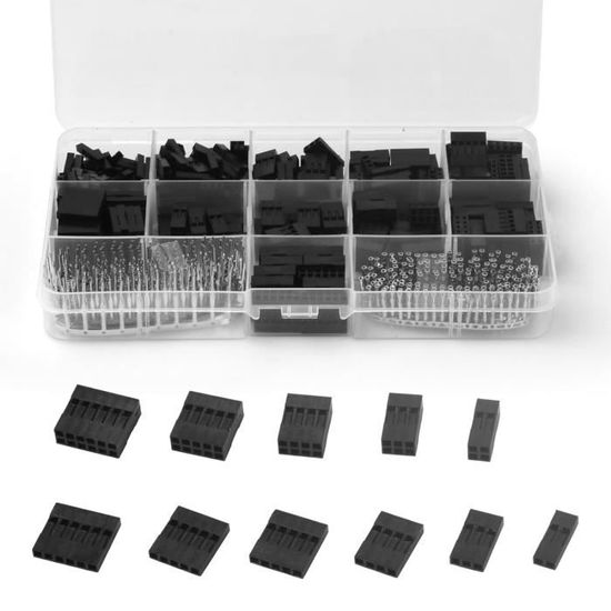 620Pcs 2.54mm Cavalier En-tête De Broche, 1 2 3 4 5 6 Pin | FindTheDeal