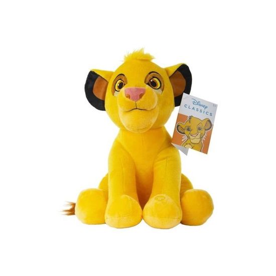Peluche Simba Roi Lion 26 Cm Avec Sons Doudou Licence Enfant Animaux Savanes Pour Disney Nouveaute