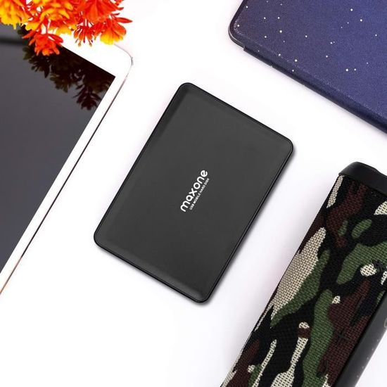Disque Dur Externe Storite 500Go USB 2.0 - Portable - Rouge - Pour Mac/PC