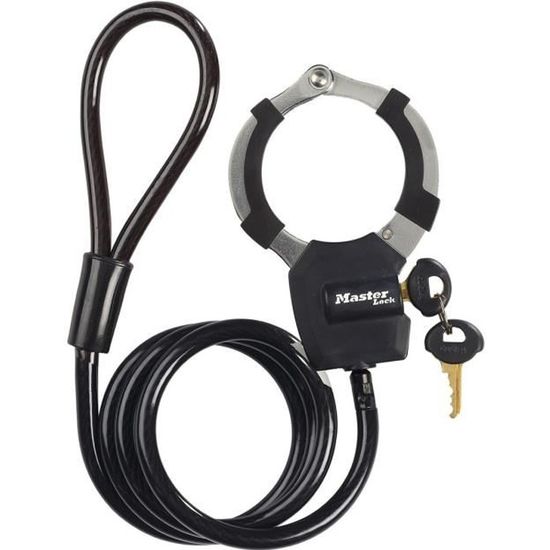 Antivol Vélo U Master Lock 8279EURDPRO – Acier Cémenté, Anse 14mm, Certifié Sold Secure Gold, Support Universel Inclus