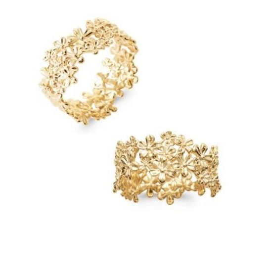 Bague Alliance Femme 3mm Plaqué Or 18 Carats - Taille 56 - Neuve