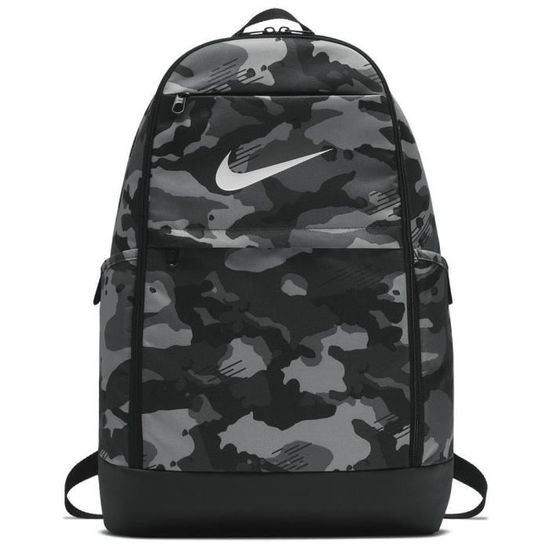 Grand Sac Dos Nike Camouflage Gris XL Cdiscount Bagagerie