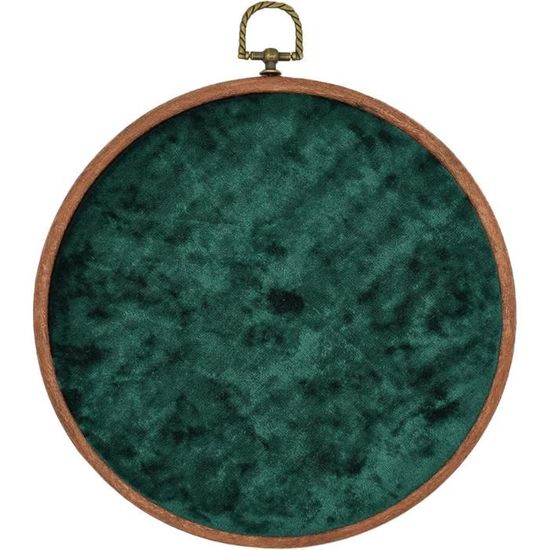 Winmany - Présentoir mural en feutre pour broches et bijoux en émail - Créoles de broderie en toile/cuir - Bleu Winmany - Présentoir mural en feutre pour broches et bijoux en émail - Créoles de broderie en toile/cuir - Bleu